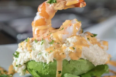 Shrimp and avocado appetizer